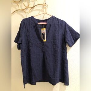 NWT Gloria Vanderbilt blouse size Small